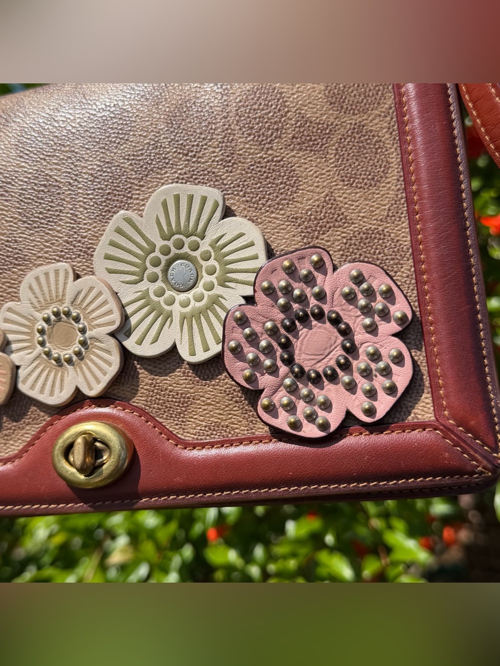 Coach Riley In Signature Canvas With Tea Rose 31070 - Picture 3 of 14